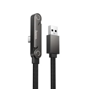 Hoco U150 Exquisite bracket charging data cable Type-C black