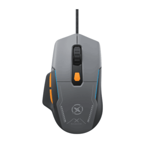 XO M14 Wired Six-Button Backlit Gaming Mouse Gray