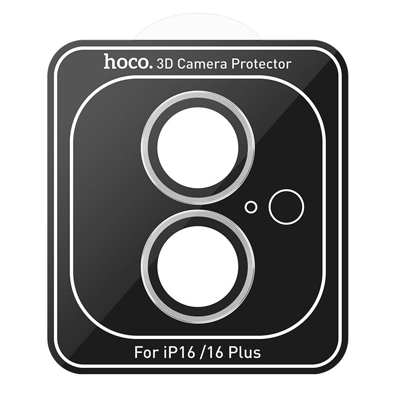 Hoco 3D Eagle eye metal lens film for iP14 Pro/14 Pro Max(V12 Plus) black - imagine 2