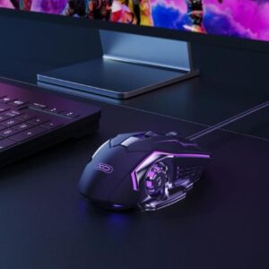 XO M10 Gaming Mechanical 6-Button Light Emitting Wired Mouse