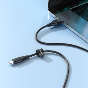 AceFast C3-04 USB-A to USB-C TPE charging data cable,black