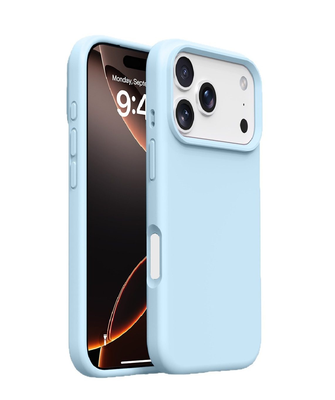 2.0MM TPU + Microfiber Case IP 17 Blue - imagine 5
