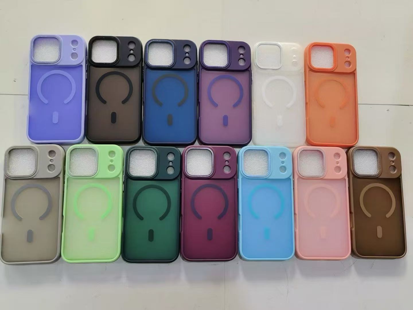 Skin Feeling Magsafe Case IP 17 PRO Light blue - imagine 2