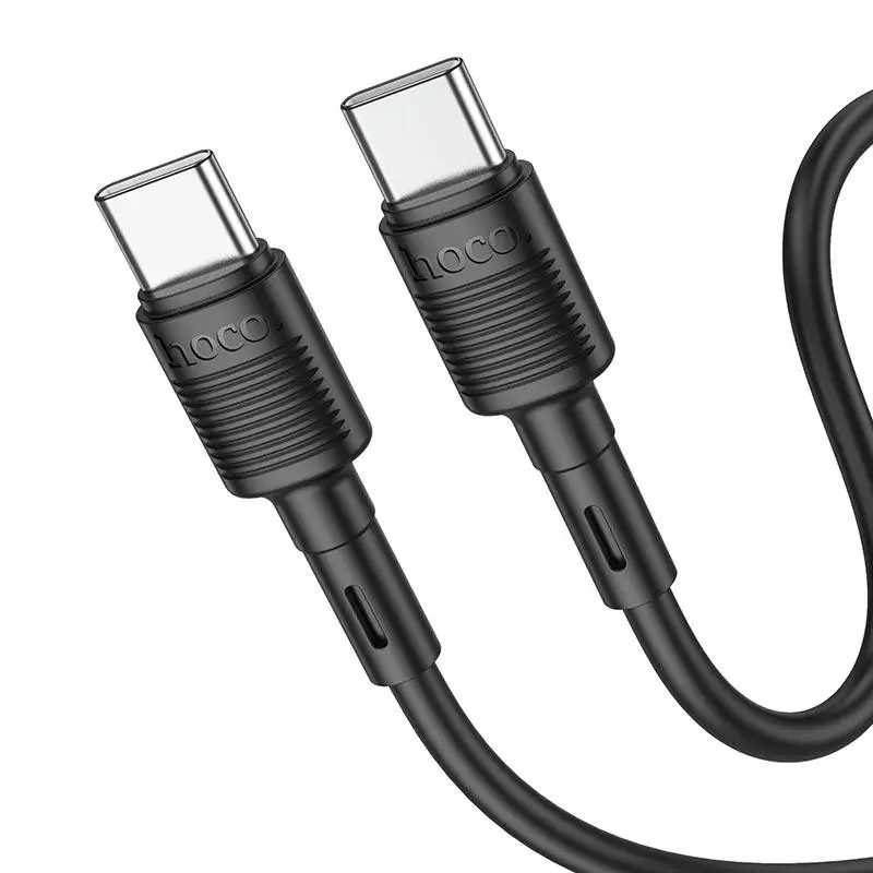 Hoco X83 Type-C to Type-C Victory 60W charging data cable black