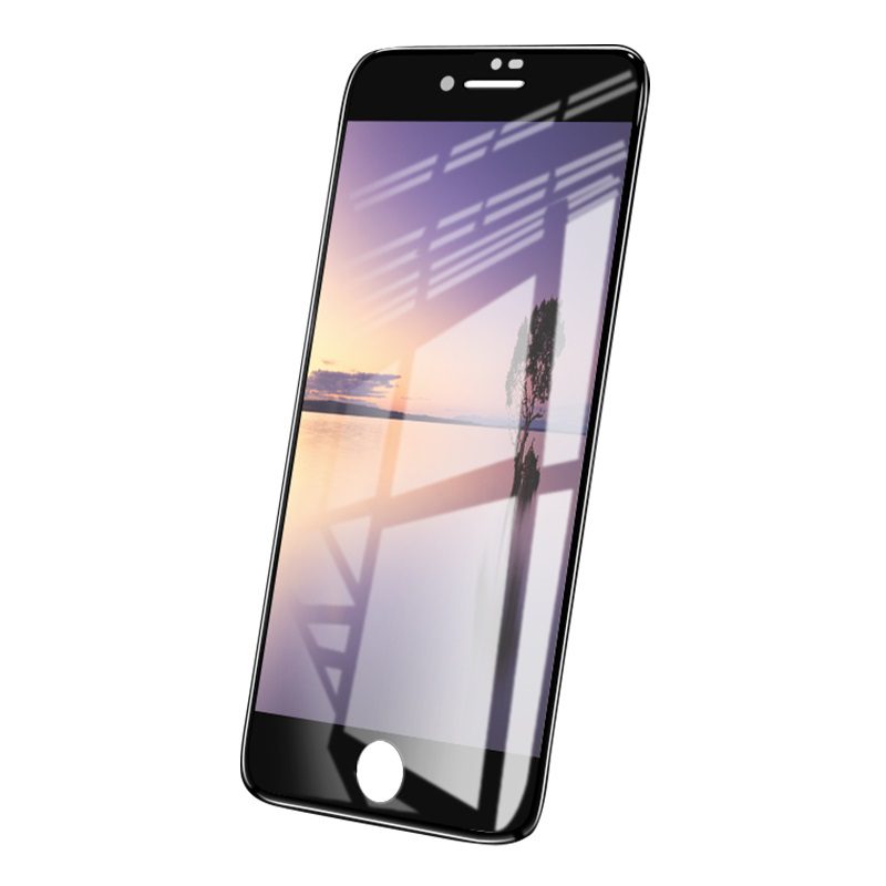 Hoco Mirror full screen tempered glass for iPhone7/8(A15) black - imagine 2