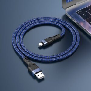 Hoco U110 Type-C charging data cable blue