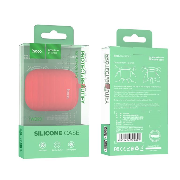 Hoco WB20 Fenix protective cover for APs Pro red - imagine 2