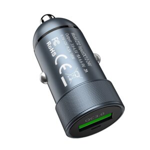 Hoco Z32 Speed Up single port QC3.0 car charger Black