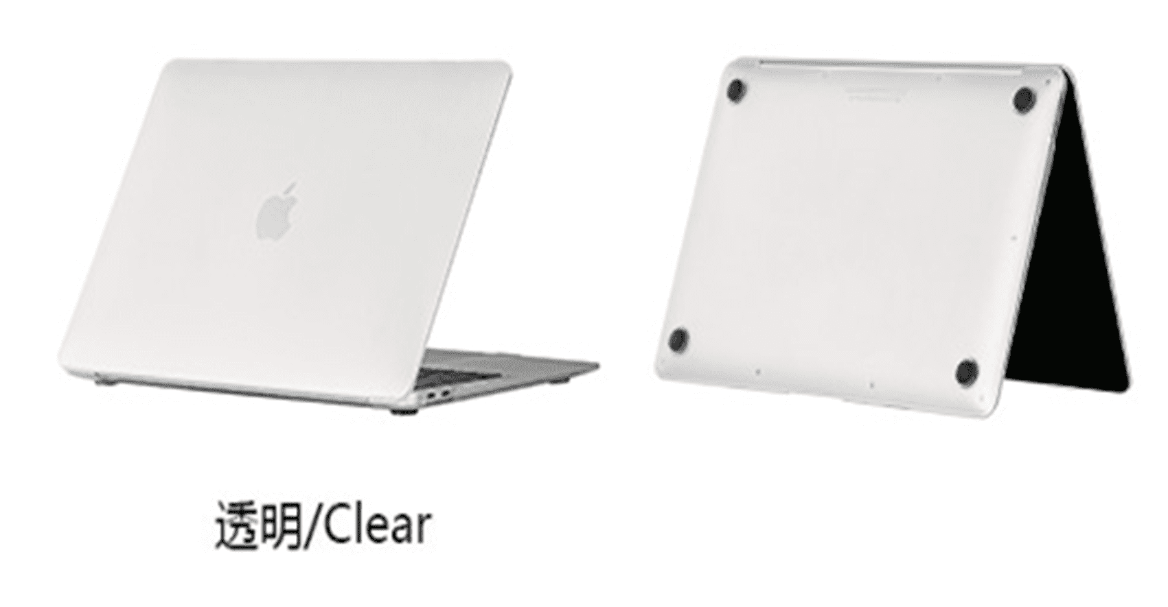 Crystal Sand MacBook Cover 13.3 Pro 2020-2021 (A1706/A1708/A1989/A2159/A2289/A2251/A2338) Clear