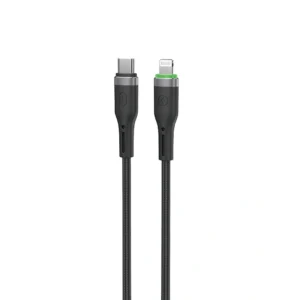 Wiwu 27W OringLink Series Nylon Braided Cable Wi-C070 C-L 1M Black
