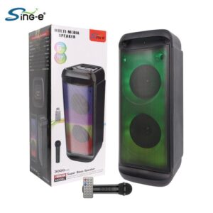 Sing-e ZQS6288 RGB Party Dual Speaker 6,5 inch 30W Black
