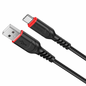 Hoco X59 Victory charging data cable Type-C(L=2M) black