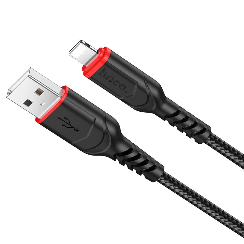 Hoco X59 Victory charging data cable iP(L=2M) black - imagine 2
