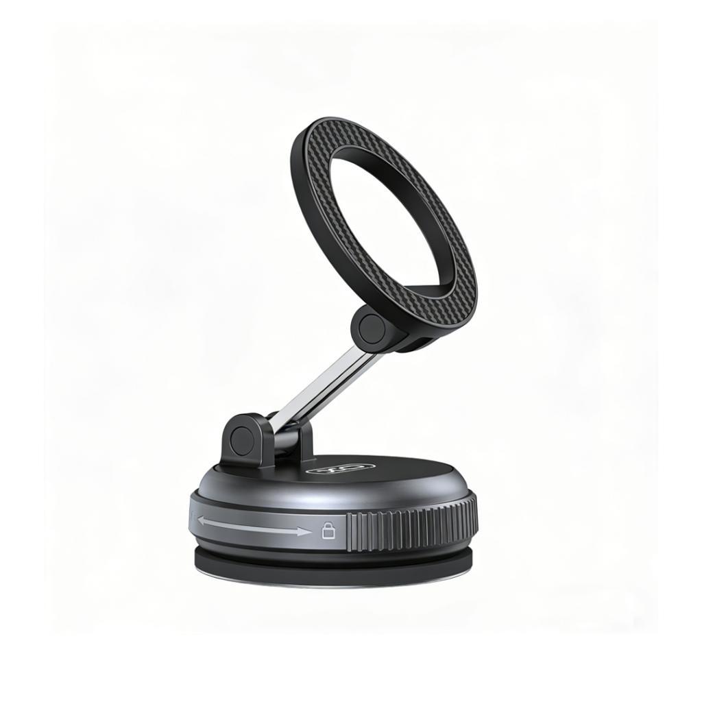 XO C302 MagSafe Rotating Suction Cup Phone Holder Gunmetal Black