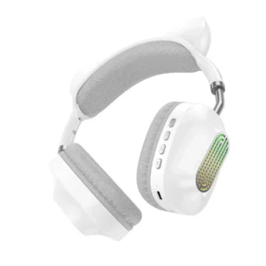 Hoco ESD13 Skill cat ear BT headphones white