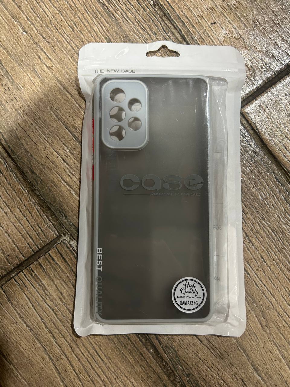 Matte shadow series protective case for Galaxy A72 Space Gray