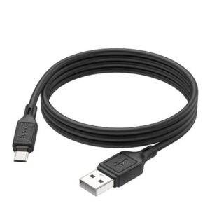 Hoco X90 Cool silicone charging data cable for Micro black