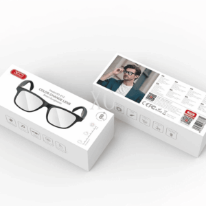 XO E12 PRO AI Translation Smart Audio Glasses Photochromic Blue Light Protection Lenses (Dual-Side Power On)